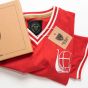 Vintage Denmark De R d-hvide Soccer Jersey