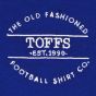 The Old Fashioned Football Shirt Co. Hoodie - Royal/White