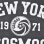 NASL: New York Cosmos White Print Sweatshirt - Charcoal