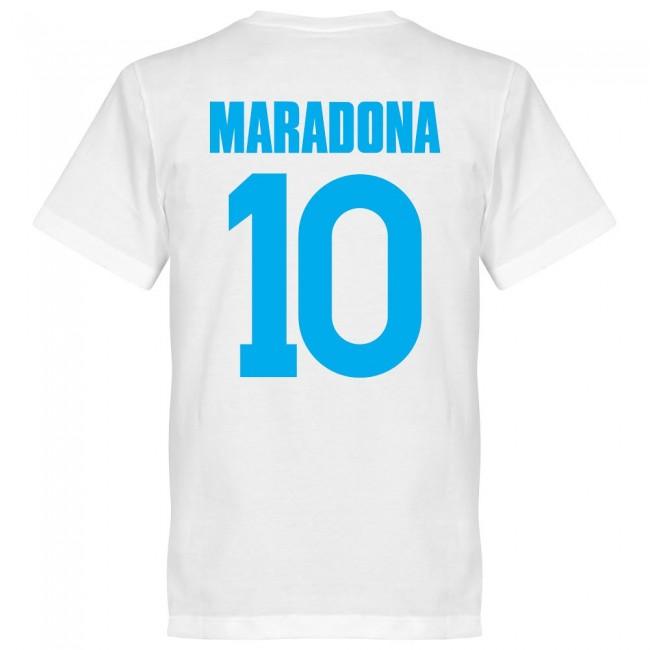 Napoli Team Maradona 10 Polo Shirt Sky 