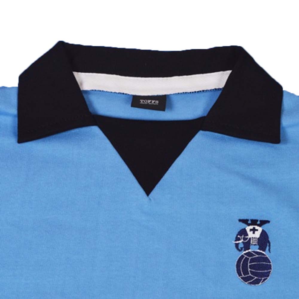 Coventry 1970s Retro Football T Shirt Embroidered Logo 