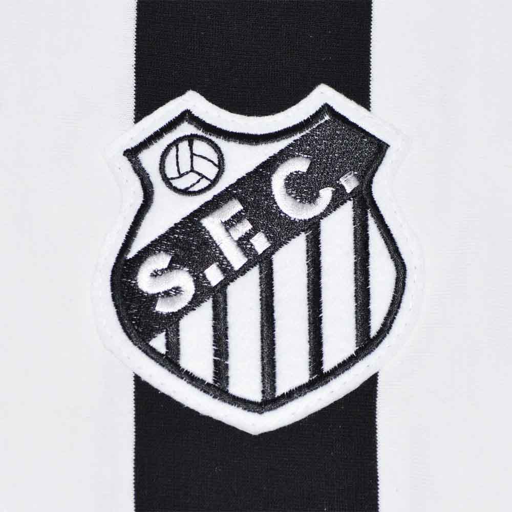 Santos 1950-1970's Football Polo Sizes S-XXXL Embroidered Logo 