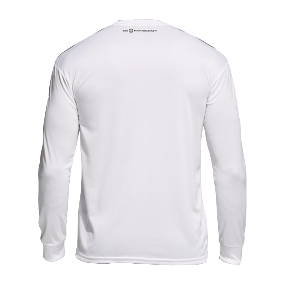 long sleeve white football shirt