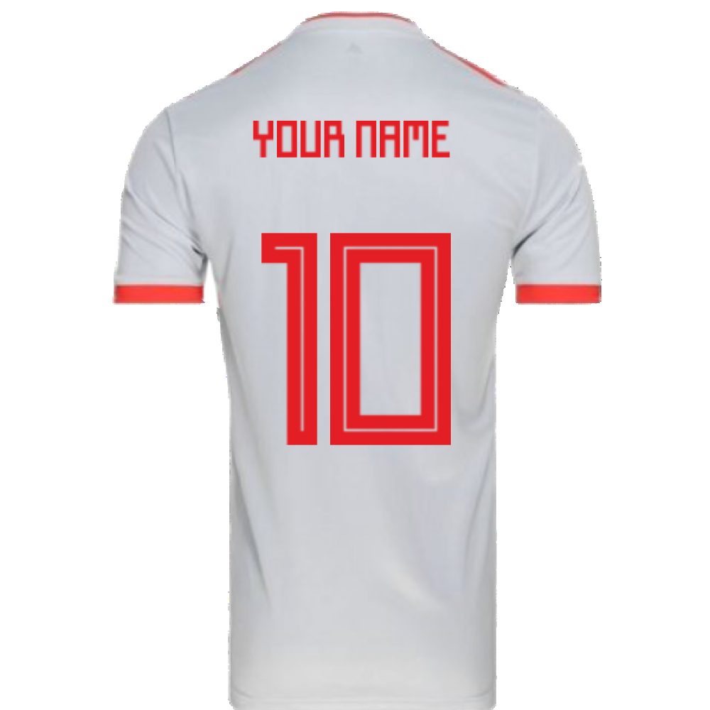 2018-2019 Spain Away Adidas Football Shirt (Your Name) [BR2697 ... 2018-2019 Spain Away Adidas Football Shirt (Your Name) [BR2697 ...