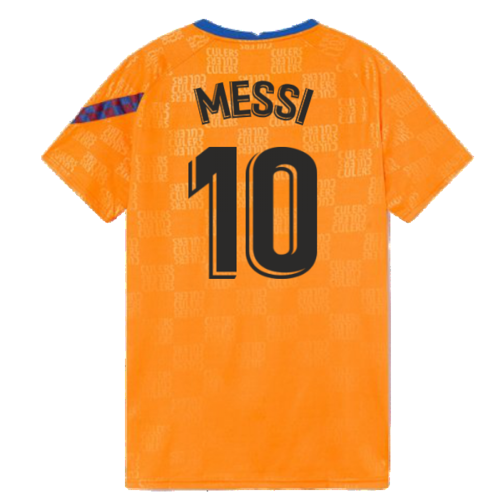 Wereldwijd merknaam Precies 2021-2022 Barcelona Pre-Match Jersey (Orange) (MESSI 10)  [DH7688-837-240231] - €56.92 Teamzo.com