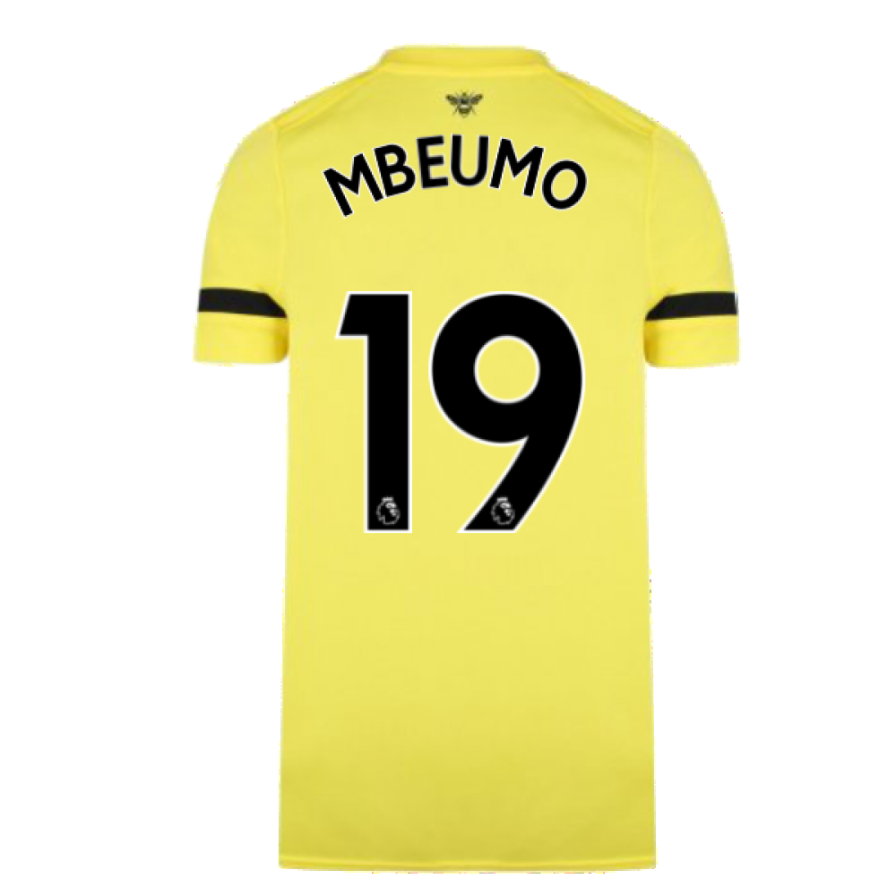 2019 2020 OFFICIAL BRENTFORD HOME MBEUMO 19 NAME SET = PLAYER SIZE 