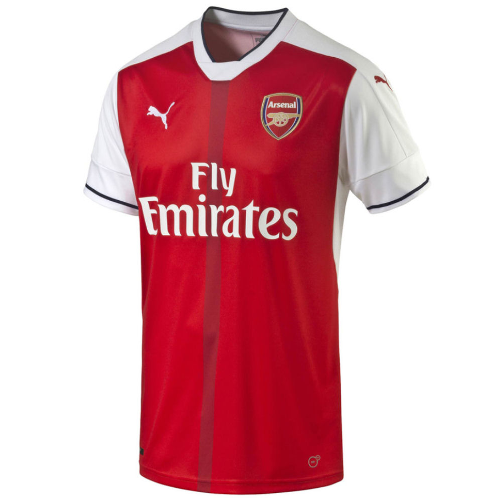 arsenal home kit 2017