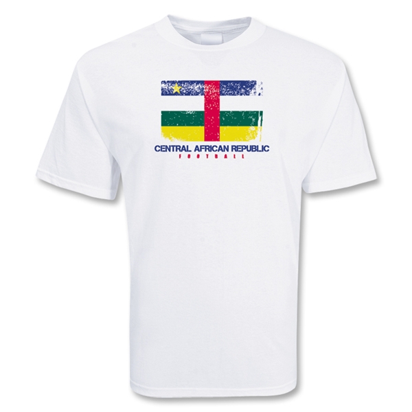 Central African Republic Football T-shirt (white)
