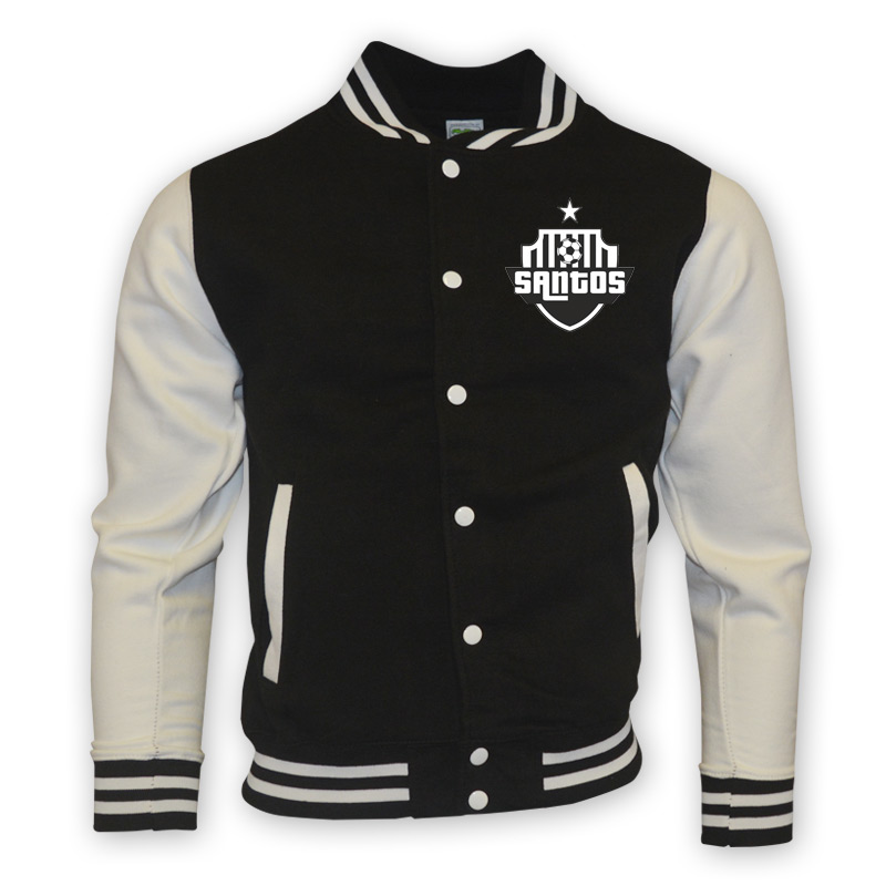 Santos College Baseball Jacket (black) - Kids