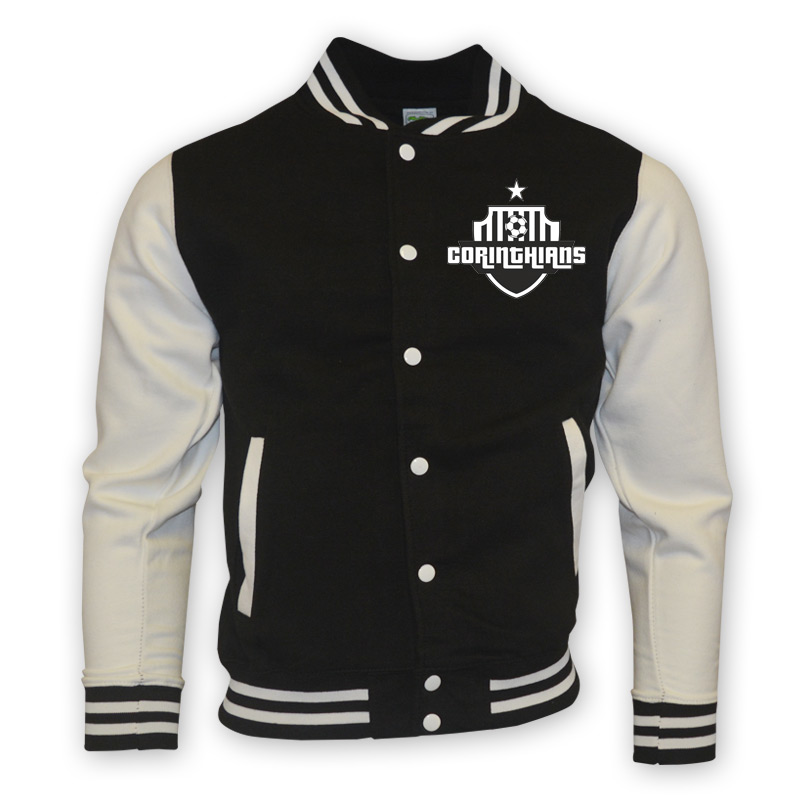 Corinthians College Baseball Jacket (black) - Kids