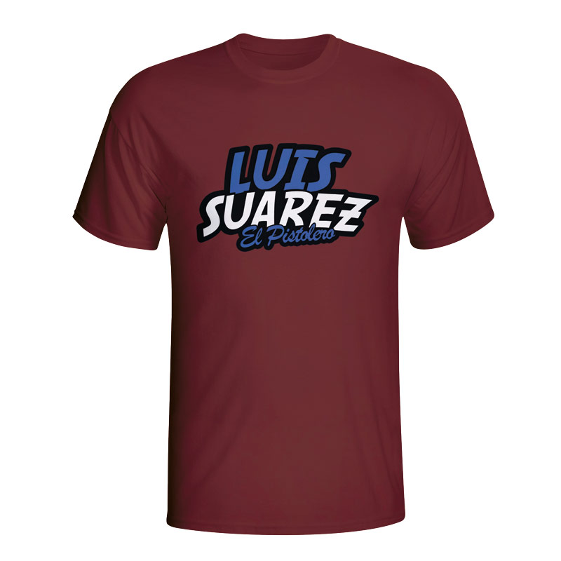 Luis Suarez Comic Book T-shirt (maroon) - Kids