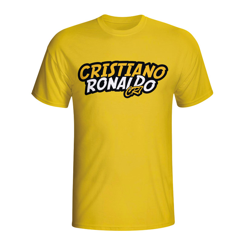 Cristiano Ronaldo Comic Book T-shirt (yellow) - Kids