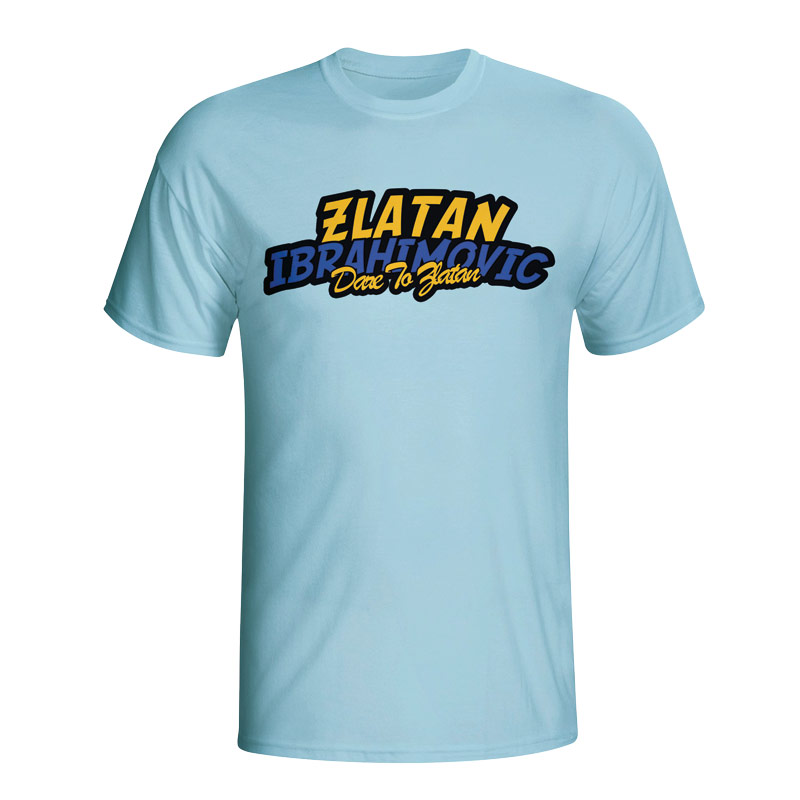 Zlatan Ibrahimovic Comic Book T-shirt (sky Blue) - Kids