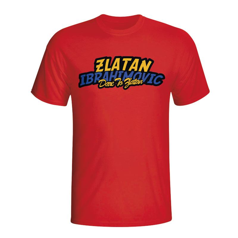 Zlatan Ibrahimovic Comic Book T-shirt (red) - Kids