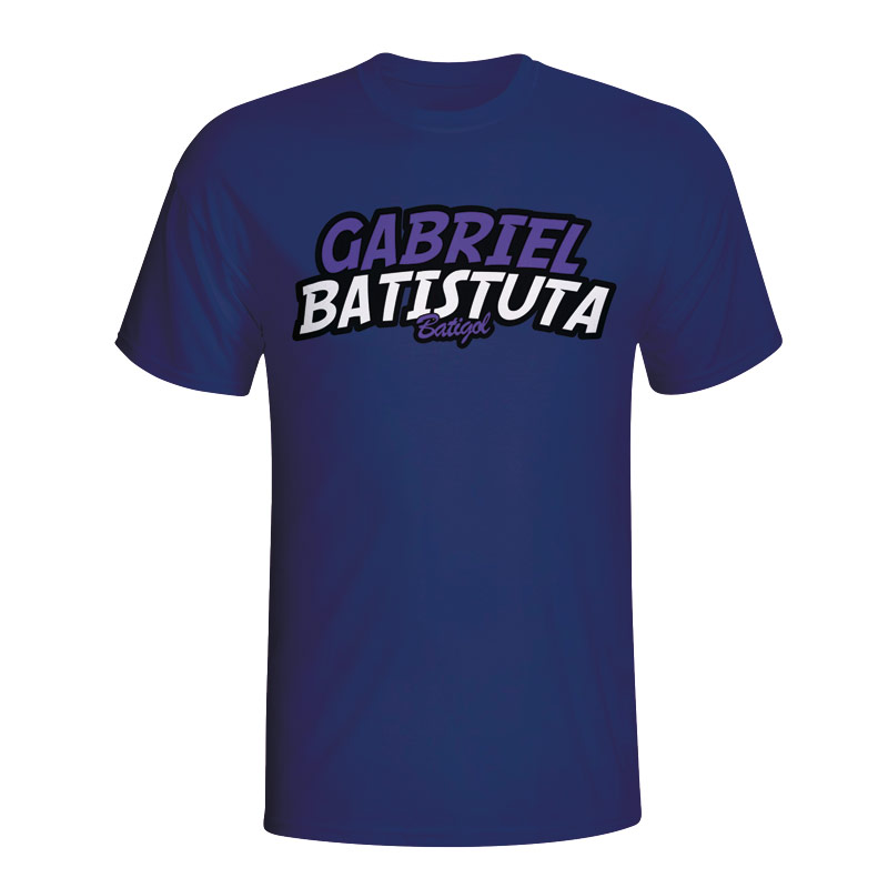 Gabriel Batistuta Comic Book T-shirt (navy) - Kids