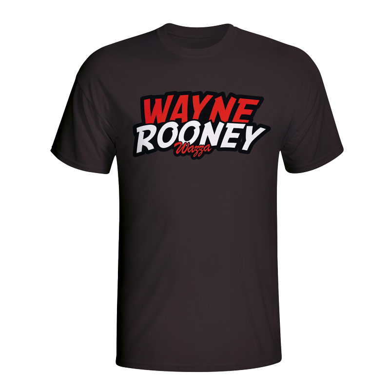 Wayne Rooney Comic Book T-shirt (black) - Kids