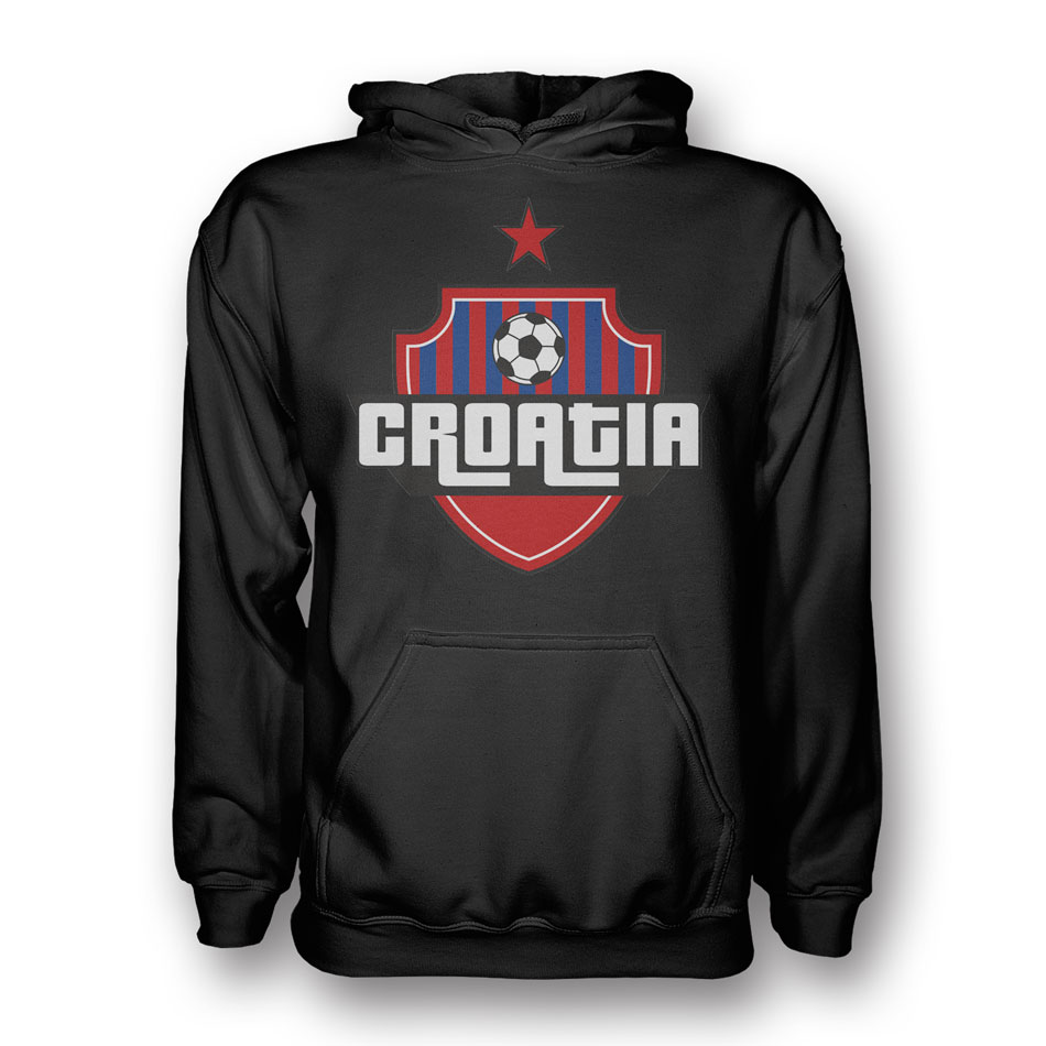 Croatia Country Logo Hoody (black) - Kids