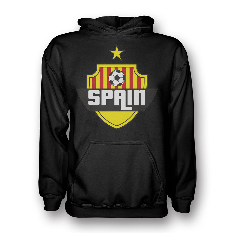 Spain Country Logo Hoody (black) - Kids