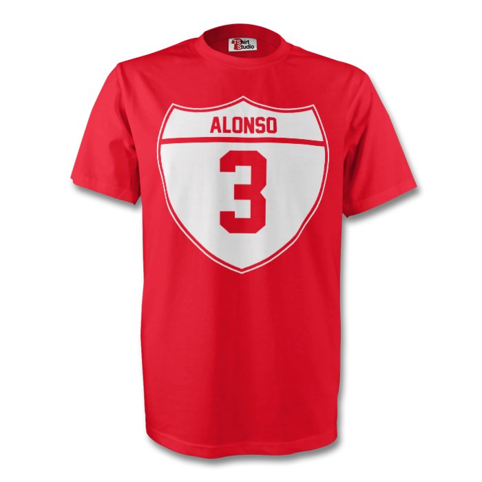 Xabi Alonso Bayern Munich Crest Tee (red) - Kids
