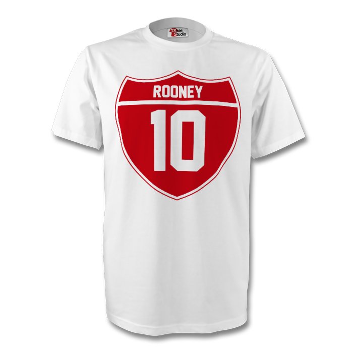 Wayne Rooney England Crest Tee (white)