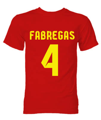 Barcelona Cesc Fabregas Hero T-Shirt (Red)