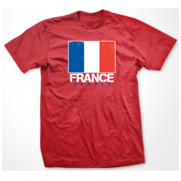 France Soccer T-shirt (red)