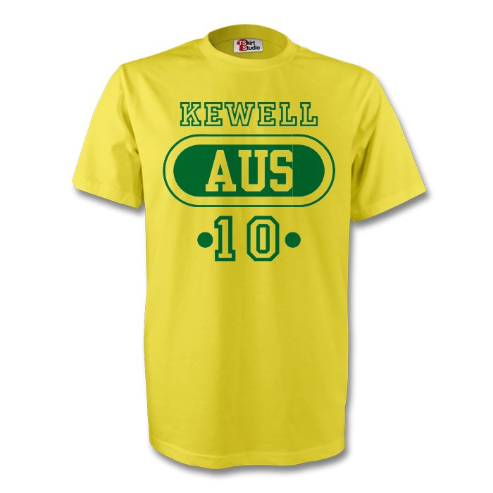 Harry Kewell Aus T-Shirt (Yellow) - Kids