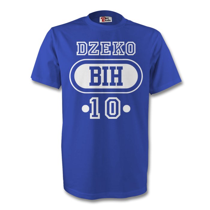 Edin Dzeko Bosnia Bih T-shirt (blue)