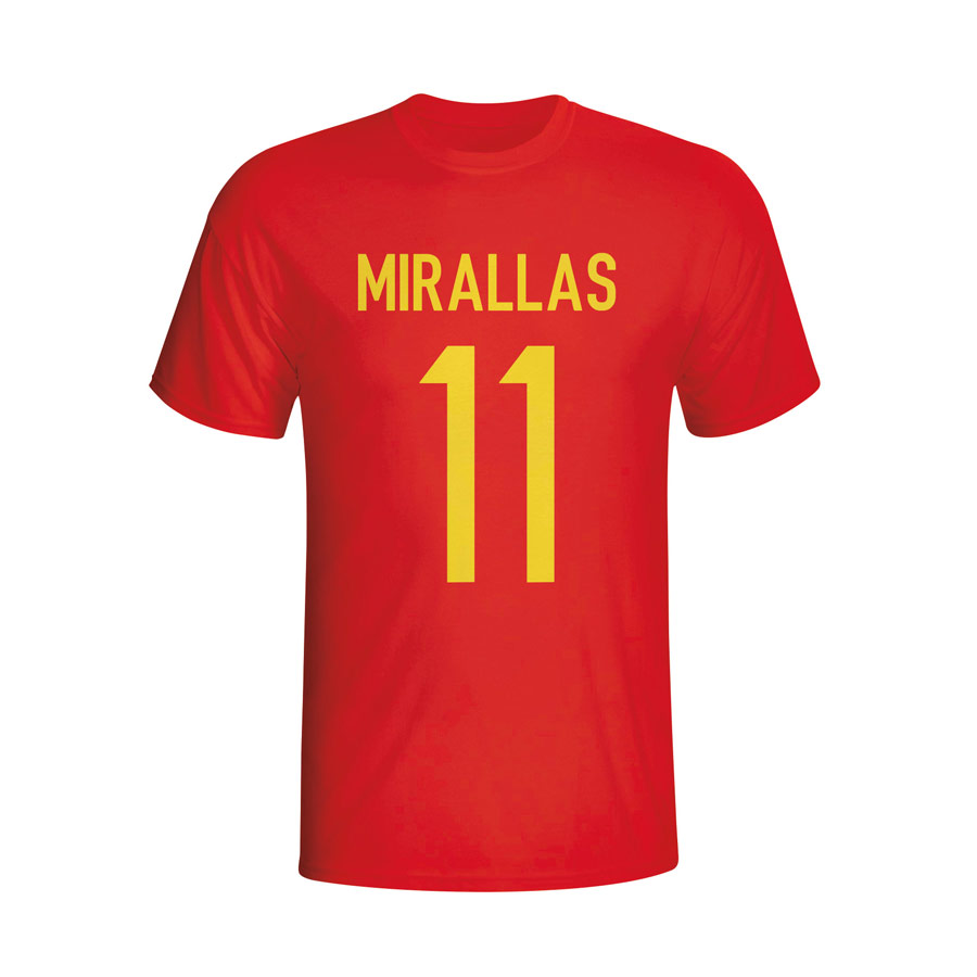 Kevin Mirallas Belgium Hero T-shirt (red)