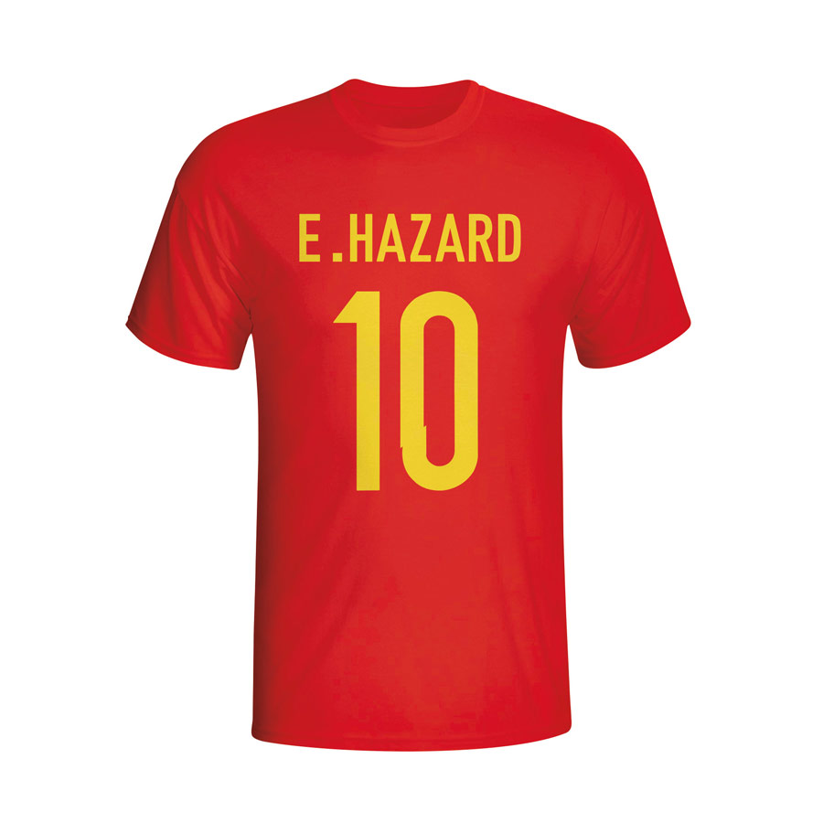 Eden Hazard Belgium Hero T-shirt (red)