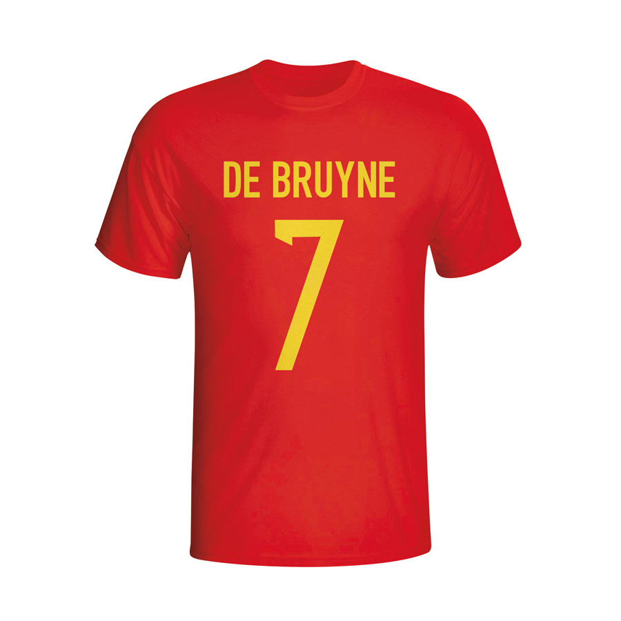 Kevin De Bruyne Belgium Hero T-shirt (red) - Kids