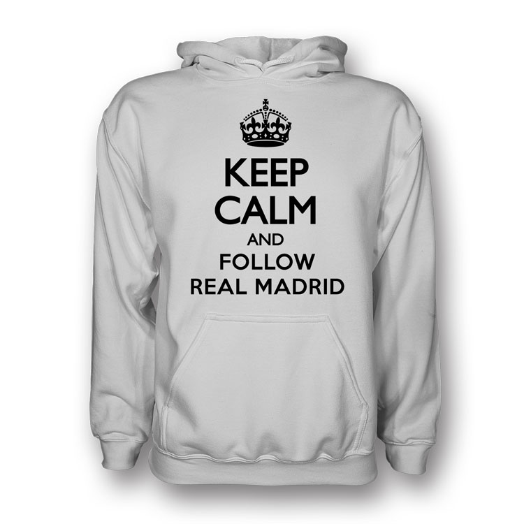 Keep Calm And Follow Valencia Hoody (white) - Kids