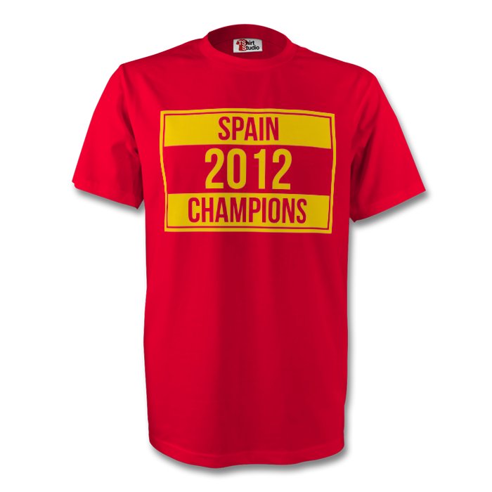 Spain 2012 Champions Tee (red) - Kids