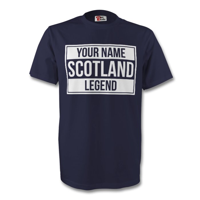 Your Name Scotland Legend Tee (navy) - Kids