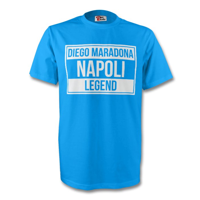 Diego Maradona Napoli Legend Tee (sky Blue) - Kids
