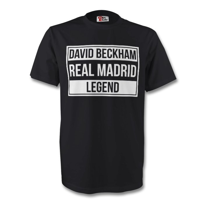 David Beckham Real Madrid Legend Tee (black) - Kids