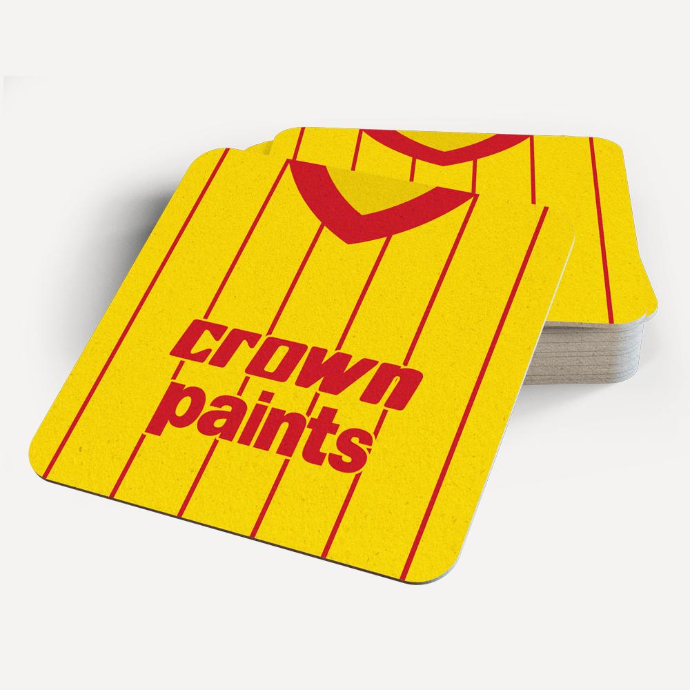 Liverpool 1982 Away Retro Coaster