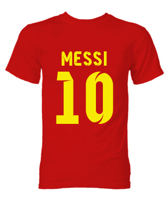 Barcelona Lionel Messi Hero T-Shirt (Red)