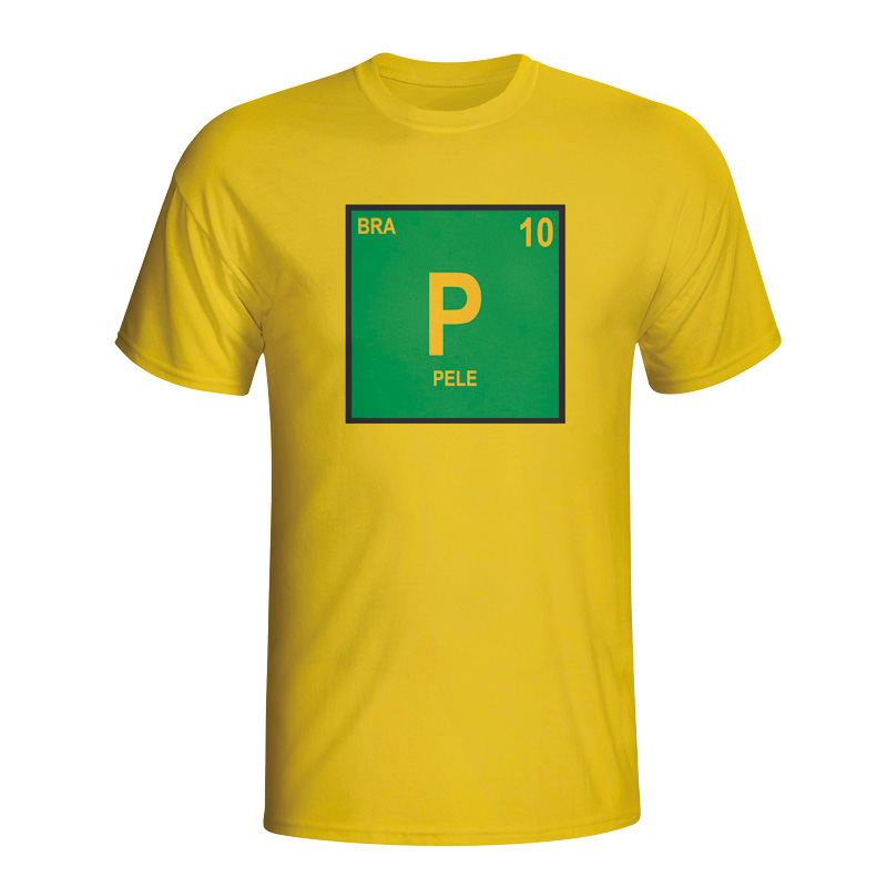 Pele Brazil Periodic Table T-shirt (yellow) - Kids