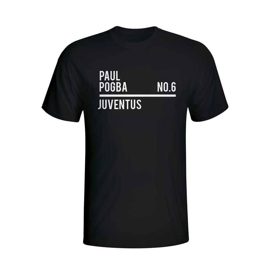Paul Pogba Juventus Squad T-shirt (black) - Kids