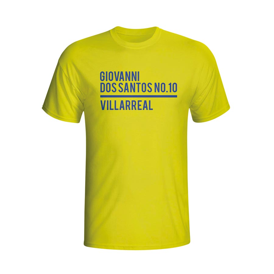 Giovanni Dos Santos Villarreal Squad T-shirt (yellow) - Kids