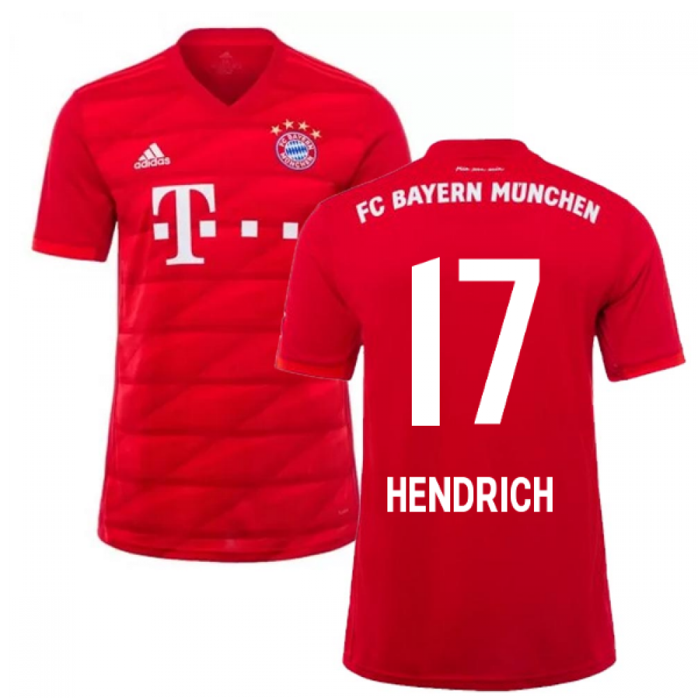 2019-2020 Bayern Munich Adidas Home Football Shirt (Hendrich 17)