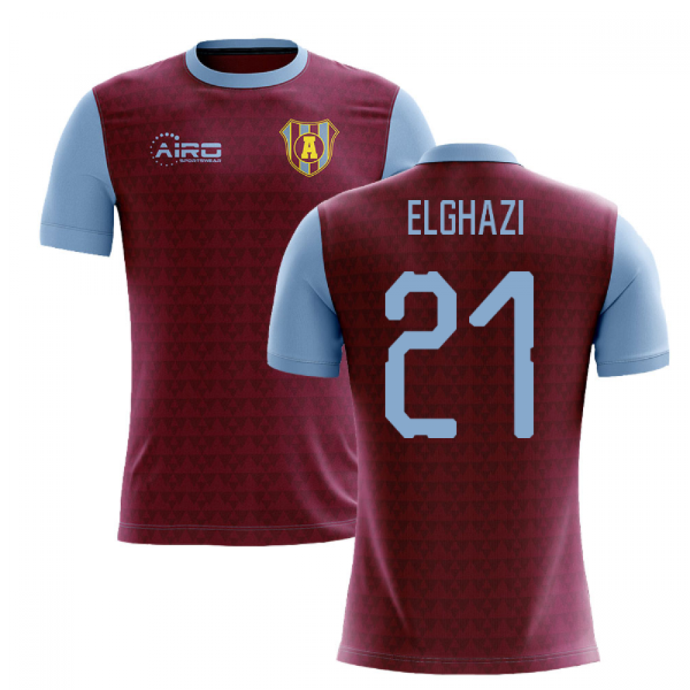 2023-2024 Villa Home Concept Football Shirt (El Ghazi 21)