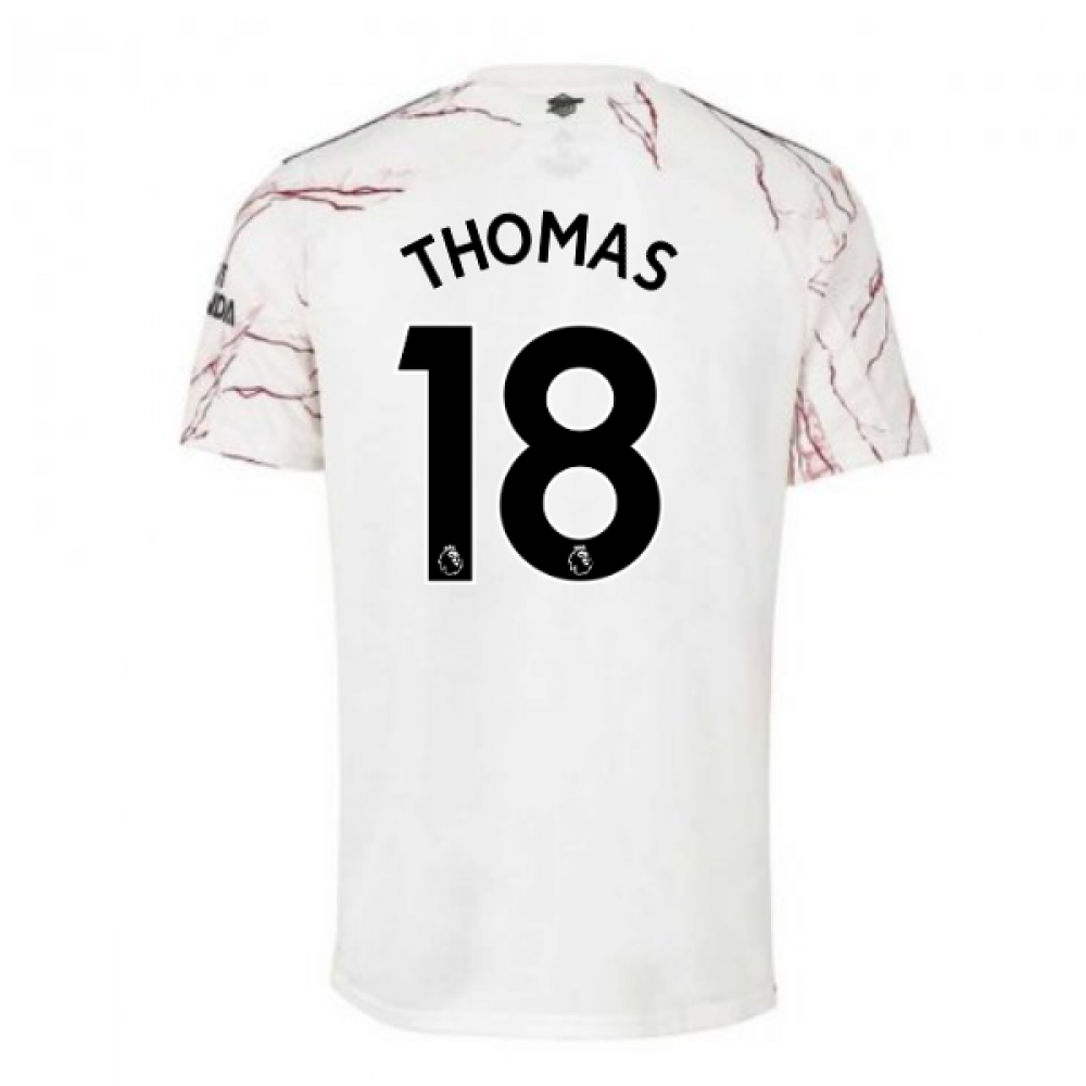 2020-2021 Arsenal Adidas Away Football Shirt (THOMAS 18)