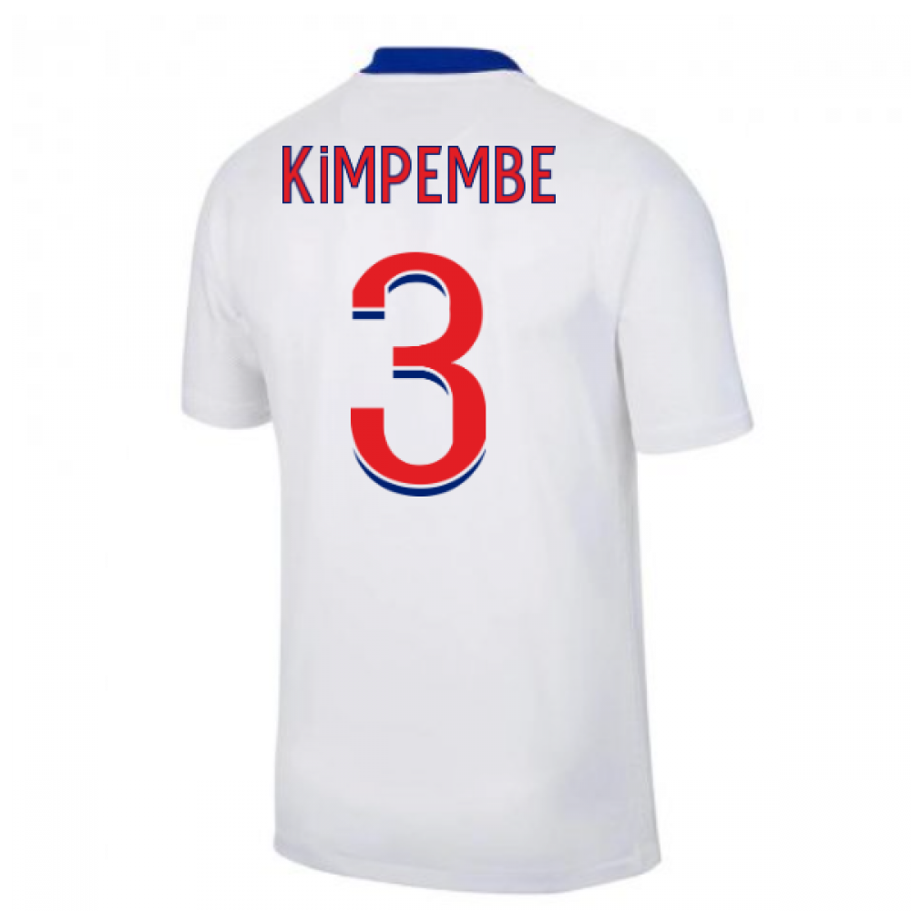 2020-2021 PSG Away Nike Football Shirt (KIMPEMBE 3)