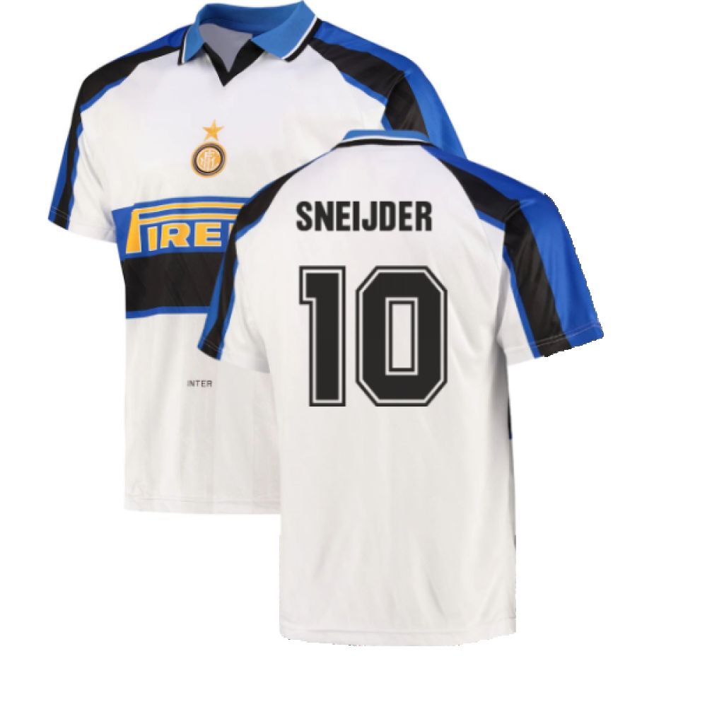 Een deel Mam wassen 1996 Inter Milan Away Shirt (SNEIJDER 10) [INTER96APYSS-257875] - $86.99  Teamzo.com