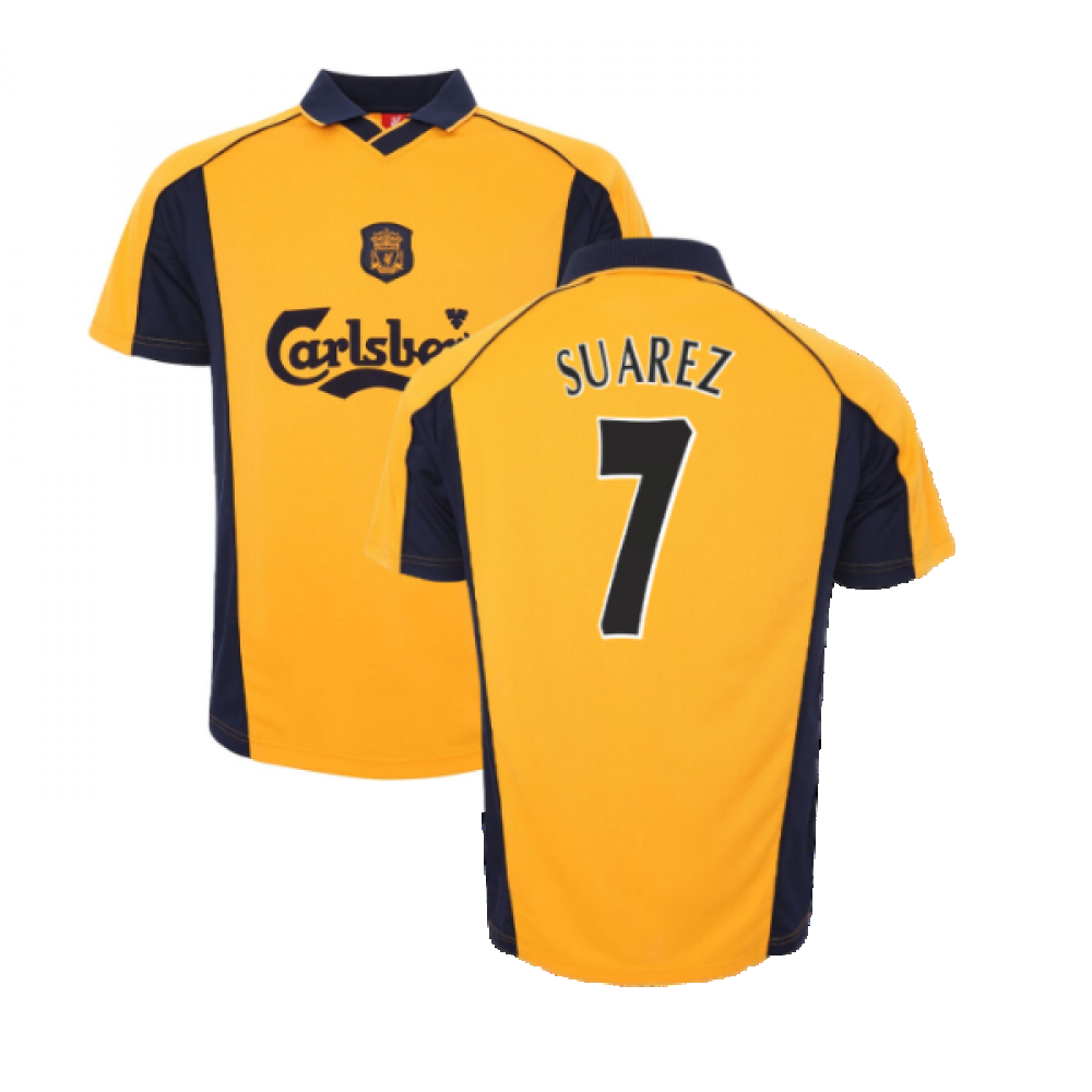 2000-2001 Liverpool Away Retro Shirt (SUAREZ 7)