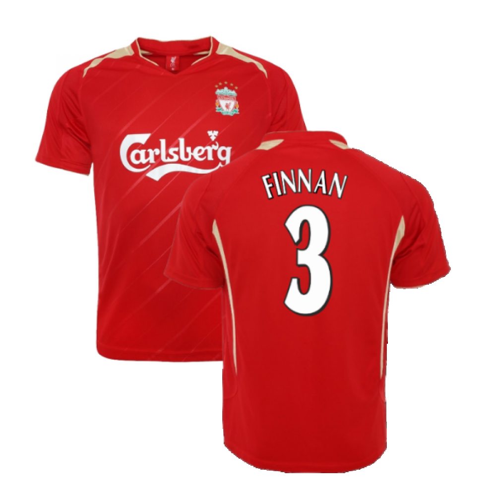 2005-2006 Liverpool Home CL Retro Shirt (Finnan 3)