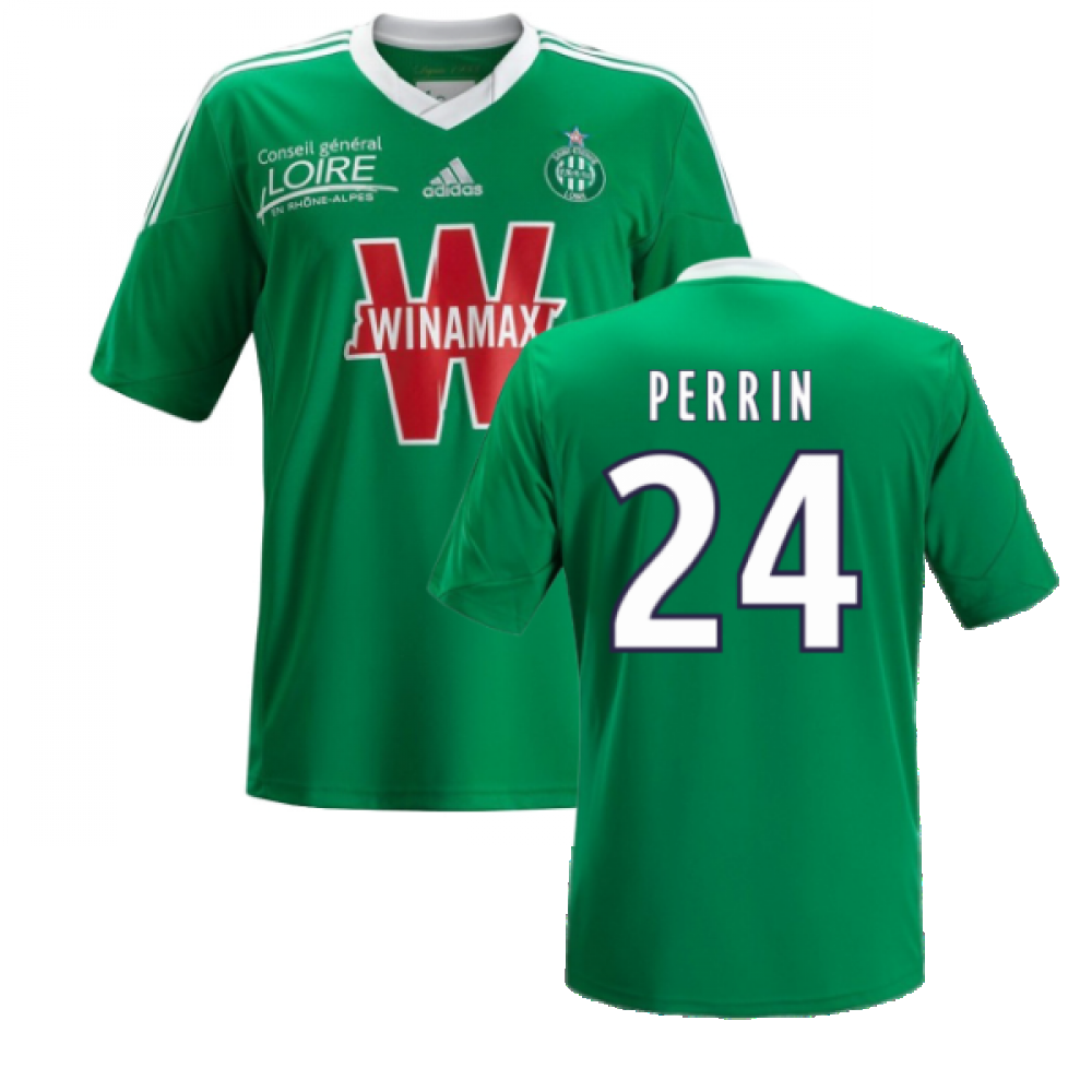 2013-2014 Saint Etienne Home Shirt (PERRIN 24)