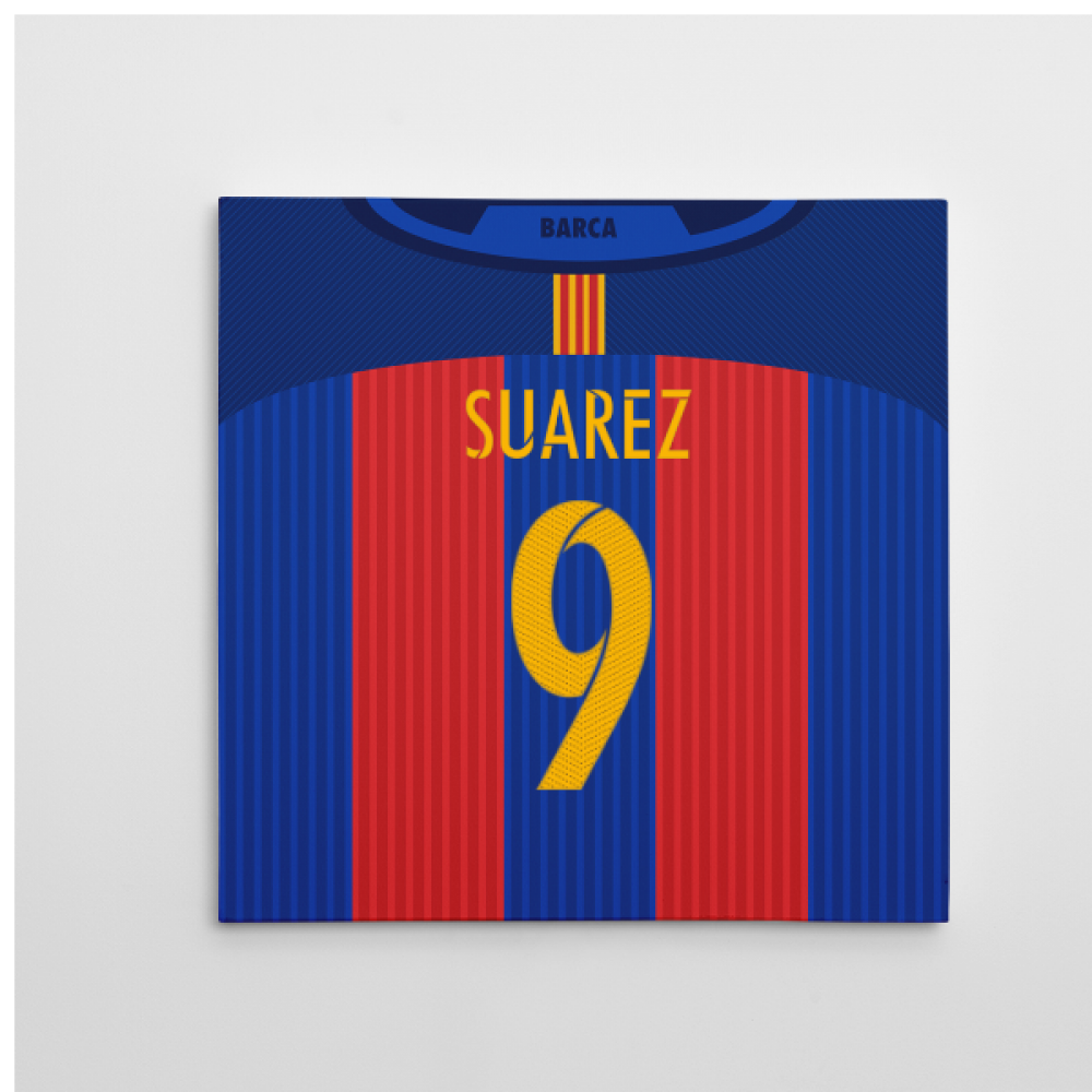 Barcelona 16-17 Canvas Print (Suarez 9)